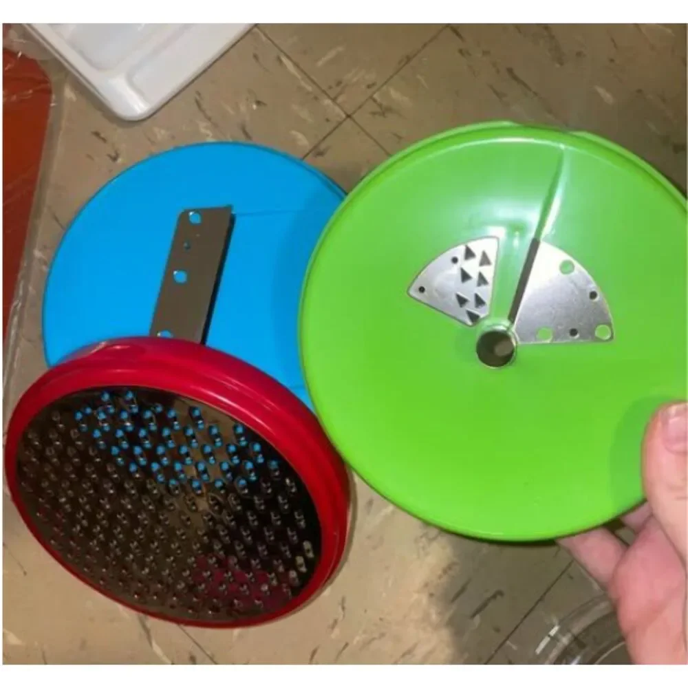 Crofton 3-in-1 Food Prep Blade Ball, with Spiralizer, Grater, and Slicer